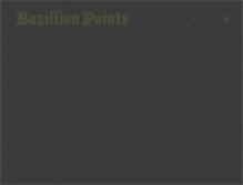 Tablet Screenshot of bazillionpoints.com
